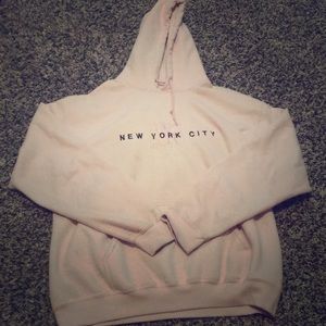 Pink hoodie